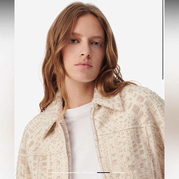 NWT IRO LEONI CROPPED JACKET Size FR 34 (XS/S) $545 - Picture 4 of 16